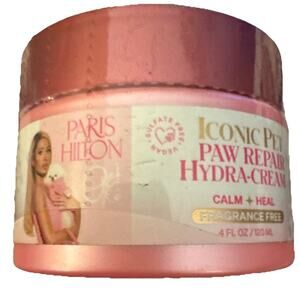 PARIS HILTON Iconic Pet Paw Repair Cream Calm & Hydrate Hydra Cream 4oz Sealed